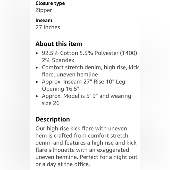 Women's Flying Monkey Kick Flare Blue Distressed Jeans 26 - Picture 3 of 10